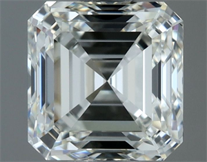 Picture of Natural Diamond 1.00 Carats, Asscher with  Cut, H Color, VVS2 Clarity and Certified by IGI