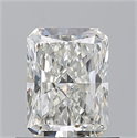 Natural Diamond 0.80 Carats, Radiant with  Cut, I Color, VS2 Clarity and Certified by GIA