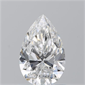 Natural Diamond 0.92 Carats, Pear with  Cut, E Color, SI1 Clarity and Certified by GIA