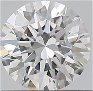 Foto Diamante Natural 0.50 quilates, Redondo , Color E, claridad SI2 y certificado GIA de