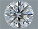 Lab Grown Diamond 1.03 Carats, Round with Excellent Cut, D Color, VVS1 Clarity and Certified by IGI