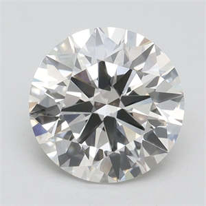 Picture of Lab Grown Diamond 2.33 Carats, Round with Ideal Cut, F Color, VS1 Clarity and Certified by IGI