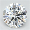 Lab Grown Diamond 3.15 Carats, Round with Ideal Cut, D Color, VVS1 Clarity and Certified by IGI