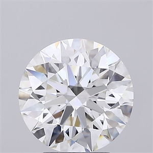 Picture of Lab Grown Diamond 3.51 Carats, Round with Excellent Cut, F Color, VVS1 Clarity and Certified by IGI