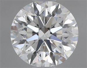 Picture of Natural Diamond 0.73 Carats, Round with Excellent Cut, D Color, VS2 Clarity and Certified by GIA