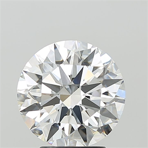 Picture of Lab Grown Diamond 3.09 Carats, Round with Ideal Cut, E Color, VVS1 Clarity and Certified by IGI