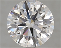 Lab Grown Diamond 3.29 Carats, Round with Ideal Cut, D Color, FL Clarity and Certified by IGI