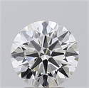 Lab Grown Diamond 2.65 Carats, Round with Ideal Cut, H Color, VS1 Clarity and Certified by IGI