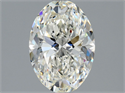 Natural Diamond 1.31 Carats, Oval with  Cut, H Color, VVS1 Clarity and Certified by GIA