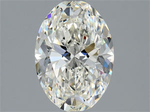 Picture of Natural Diamond 1.31 Carats, Oval with  Cut, H Color, VVS1 Clarity and Certified by GIA