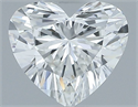 Natural Diamond 0.42 Carats, Heart with  Cut, D Color, VVS1 Clarity and Certified by GIA