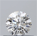 Natural Diamond 0.40 Carats, Round with Excellent Cut, G Color, VVS1 Clarity and Certified by GIA