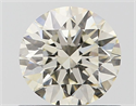 Diamante Natural 0.70 quilates, Redondo , Color J, claridad VVS2 y certificado IGI
