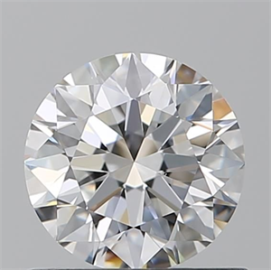 Picture of Natural Diamond 0.81 Carats, Round with Excellent Cut, E Color, VS2 Clarity and Certified by GIA