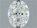 Natural Diamond 1.20 Carats, Oval with  Cut, H Color, VS1 Clarity and Certified by GIA