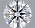 Lab Grown Diamond 2.50 Carats, Round with Ideal Cut, D Color, VVS1 Clarity and Certified by IGI