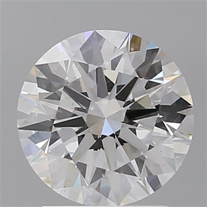 Picture of Lab Grown Diamond 2.10 Carats, Round with Ideal Cut, D Color, VS1 Clarity and Certified by IGI
