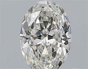 Picture of Natural Diamond 0.46 Carats, Oval with  Cut, H Color, VS2 Clarity and Certified by GIA