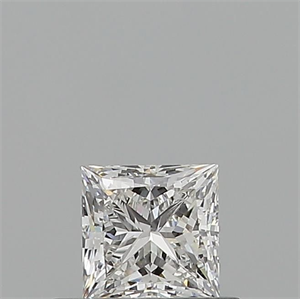 Foto Diamante Natural 0.50 quilates, Princesa , Color F, claridad VS1 y certificado GIA de