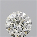 Natural Diamond 0.60 Carats, Round with Excellent Cut, K Color, VVS2 Clarity and Certified by GIA