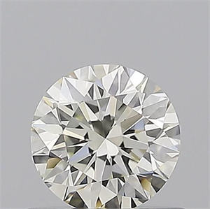 Picture of Natural Diamond 0.60 Carats, Round with Excellent Cut, K Color, VVS2 Clarity and Certified by GIA