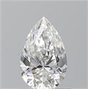 Natural Diamond 0.70 Carats, Pear with  Cut, G Color, SI1 Clarity and Certified by GIA