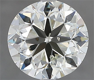 Picture of Natural Diamond 1.50 Carats, Round with Very Good Cut, J Color, SI1 Clarity and Certified by IGI