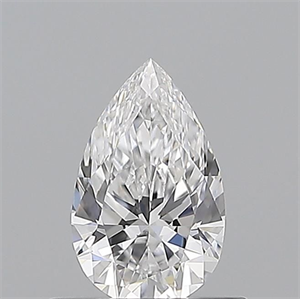 Picture of Natural Diamond 0.50 Carats, Pear with  Cut, D Color, VS1 Clarity and Certified by GIA