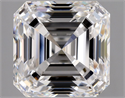 Natural Diamond 5.01 Carats, Asscher with  Cut, D Color, VS1 Clarity and Certified by GIA