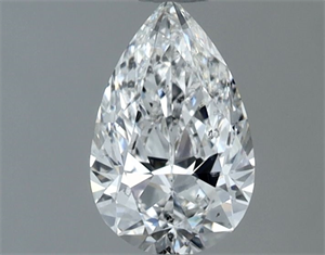 Picture of Natural Diamond 0.71 Carats, Pear with  Cut, E Color, SI2 Clarity and Certified by GIA