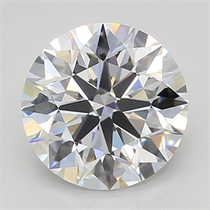 Picture of Lab Grown Diamond 2.00 Carats, Round with Excellent Cut, D Color, VVS1 Clarity and Certified by GIA