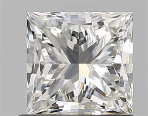 Picture of Natural Diamond 1.00 Carats, Princess with  Cut, I Color, VVS1 Clarity and Certified by GIA