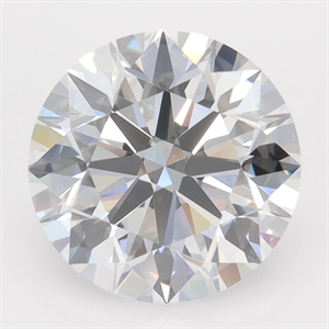 Picture of Lab Grown Diamond 4.01 Carats, Round with Excellent Cut, D Color, VVS1 Clarity and Certified by GIA