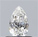 Natural Diamond 0.40 Carats, Pear with  Cut, F Color, VS2 Clarity and Certified by GIA