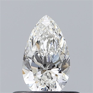 Picture of Natural Diamond 0.40 Carats, Pear with  Cut, F Color, VS2 Clarity and Certified by GIA