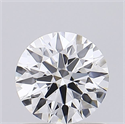 Lab Grown Diamond 0.70 Carats, Round with Ideal Cut, D Color, IF Clarity and Certified by IGI
