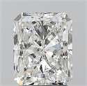 Natural Diamond 2.02 Carats, Radiant with  Cut, G Color, SI2 Clarity and Certified by GIA