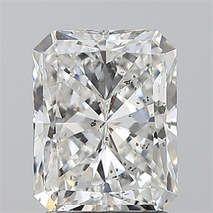 Picture of Natural Diamond 2.02 Carats, Radiant with  Cut, G Color, SI2 Clarity and Certified by GIA
