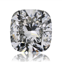 Natural Diamond 0.50 Carats, Cushion with  Cut, G Color, VVS2 Clarity and Certified by GIA