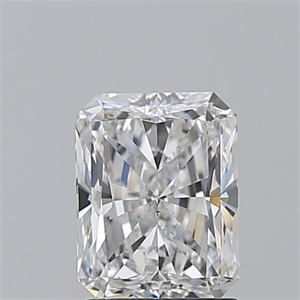 Picture of Natural Diamond 2.01 Carats, Radiant with  Cut, D Color, VS2 Clarity and Certified by GIA
