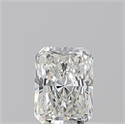 Natural Diamond 0.50 Carats, Radiant with  Cut, H Color, IF Clarity and Certified by GIA