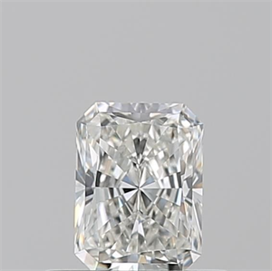 Picture of Natural Diamond 0.50 Carats, Radiant with  Cut, H Color, IF Clarity and Certified by GIA