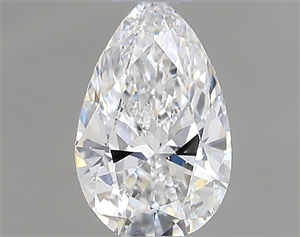 Foto Diamante Natural 0.43 quilates, De pera , Color F, claridad SI1 y certificado GIA de