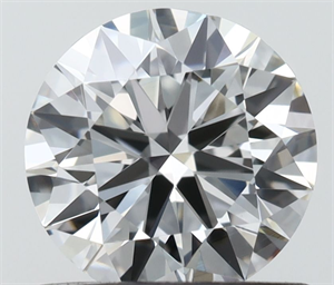 Picture of Natural Diamond 0.70 Carats, Round with Excellent Cut, G Color, VVS1 Clarity and Certified by IGI