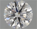 Lab Grown Diamond 1.04 Carats, Round with Ideal Cut, D Color, VVS2 Clarity and Certified by IGI