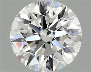 Picture of Lab Grown Diamond 1.02 Carats, Round with Excellent Cut, D Color, VS1 Clarity and Certified by IGI