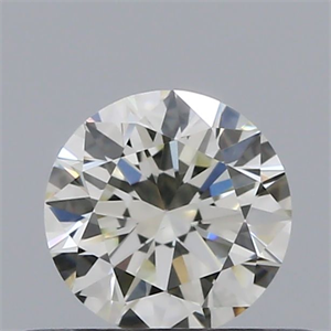 Picture of Natural Diamond 0.40 Carats, Round with Excellent Cut, J Color, VS1 Clarity and Certified by IGI