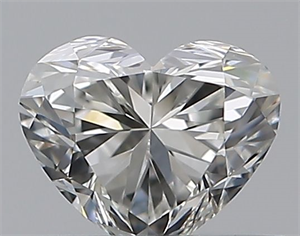 Picture of Natural Diamond 0.33 Carats, Heart with  Cut, H Color, VVS1 Clarity and Certified by GIA