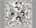 Natural Diamond 0.70 Carats, Princess with  Cut, F Color, VS1 Clarity and Certified by GIA
