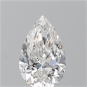 Natural Diamond 0.72 Carats, Pear with  Cut, F Color, VS2 Clarity and Certified by GIA